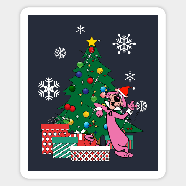 Snagglepuss Around The Christmas Tree Sticker by Nova5